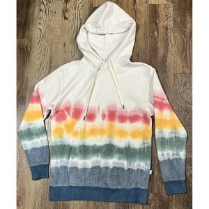 Feat Women's BlanketBlend Hoodie SunsetLover Sz Small NWOT Sweatshirt Tie Dye